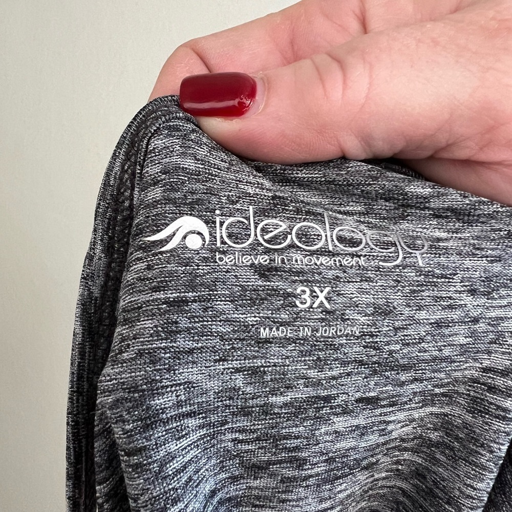 ID Ideology Womens Keyhole Back Sleeveless Quick Dry Workout Tank Top Plus 3X - Picture 7 of 7